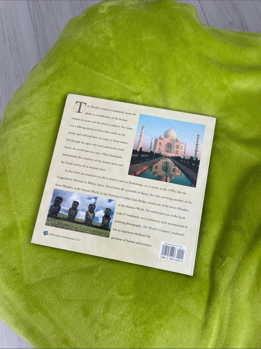 The World's Greatest Landmarks Coffee Table Book - Green Cover